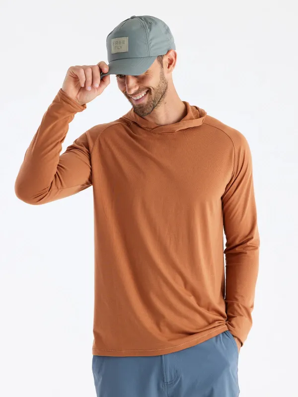 Men's Elevate Hoodie - Rust sold by Free Fly Apparel