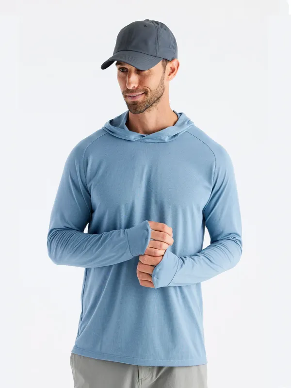 Men's Elevate Hoodie - Blue Fog sold by Free Fly Apparel