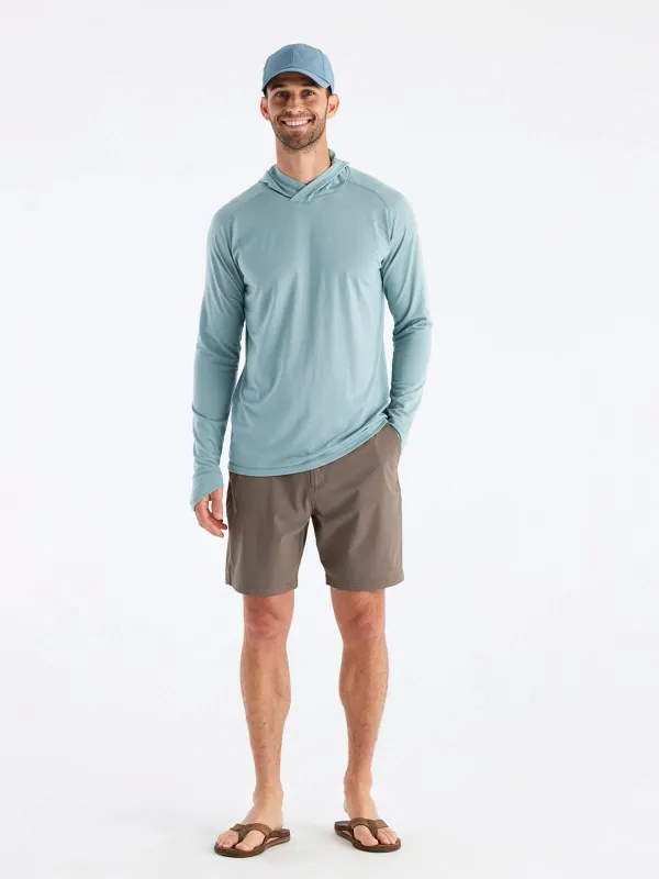 Men's Elevate Hoodie - Shale Green sold by Free Fly Apparel