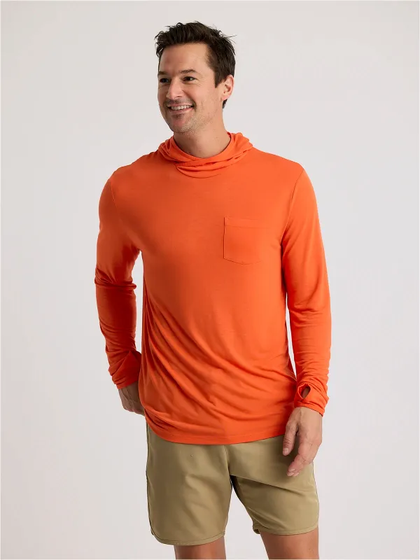 Men's Bamboo Lightweight Hoodie - Tigerlily sold by Free Fly Apparel