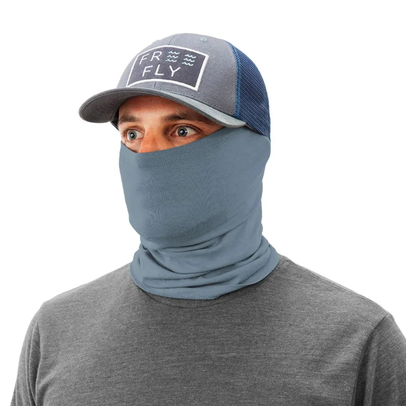 Bamboo Breathe Sun Mask - Blue Steel sold by Free Fly Apparel