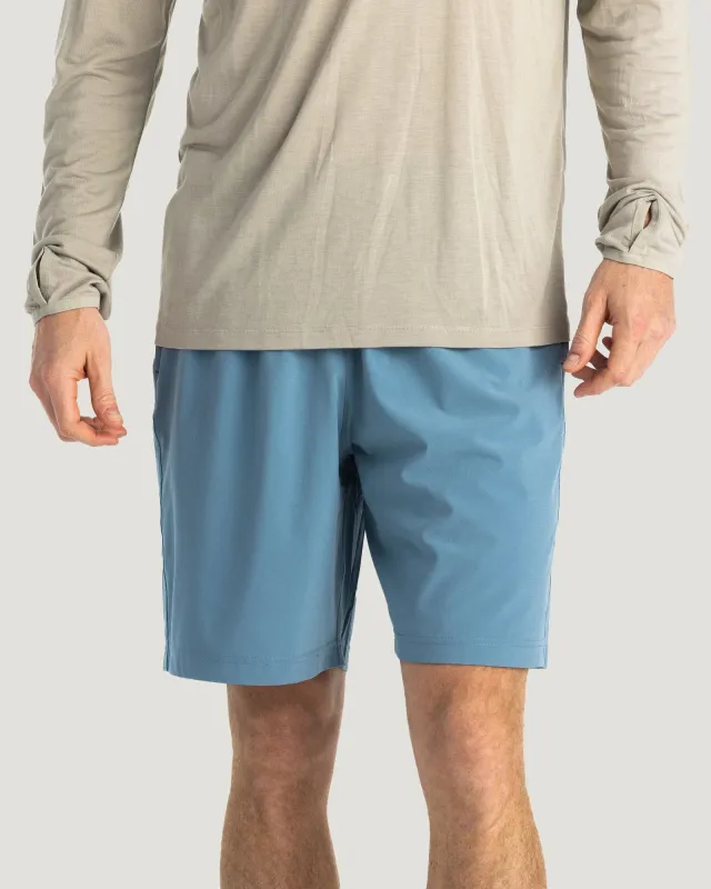 Men's Breeze Short – 8" - Blue Fog sold by Free Fly Apparel