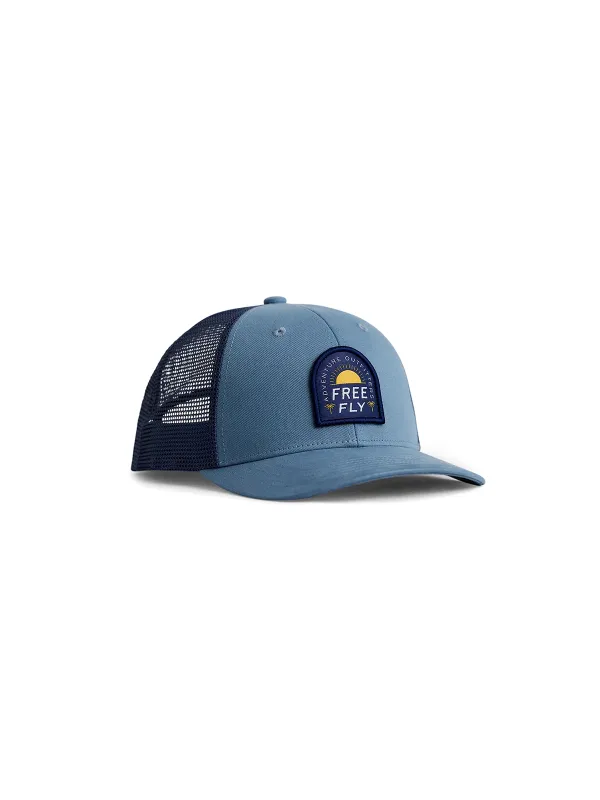 Adventure Outfitters Trucker Hat - Blue Fog sold by Free Fly Apparel