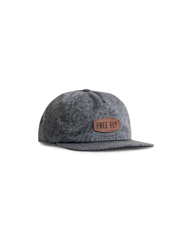 Drifter Flat Brim Hat - Drifter Print Fatigue made by Free Fly Apparel