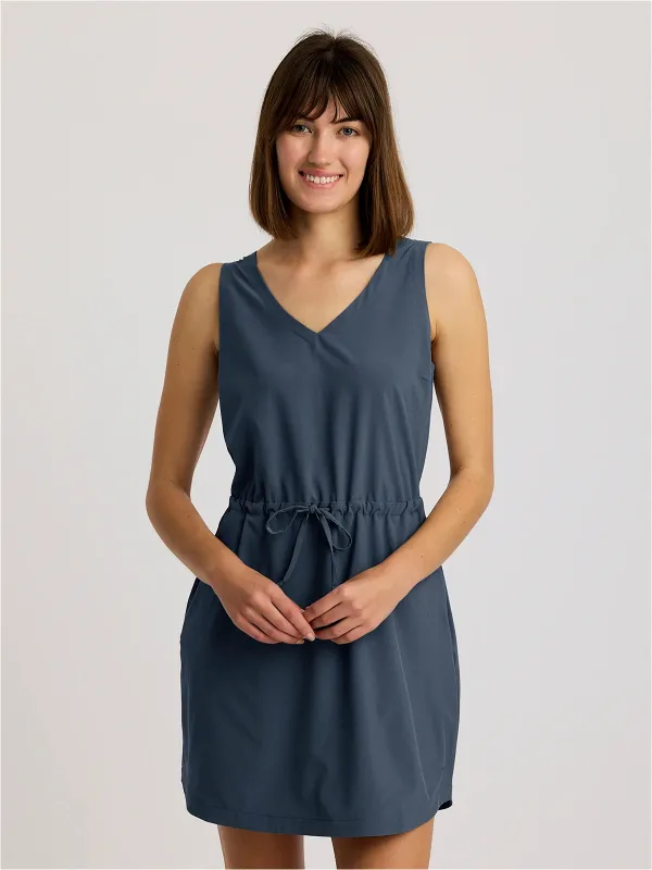 Women's Breeze Dress - Storm Cloud sold by Free Fly Apparel