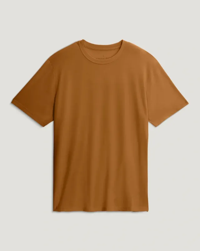 Men's Elevate Lightweight Tee - Russet sold by Free Fly Apparel