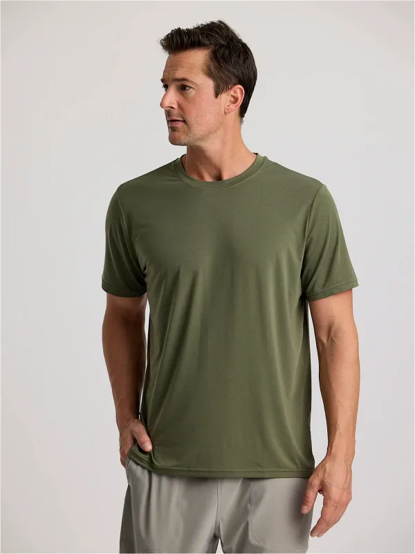 Men's Elevate Lightweight Tee - Fatigue sold by Free Fly Apparel