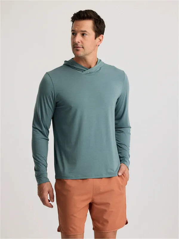 Men's Elevate Lightweight Hoodie - Stormy Sea sold by Free Fly Apparel