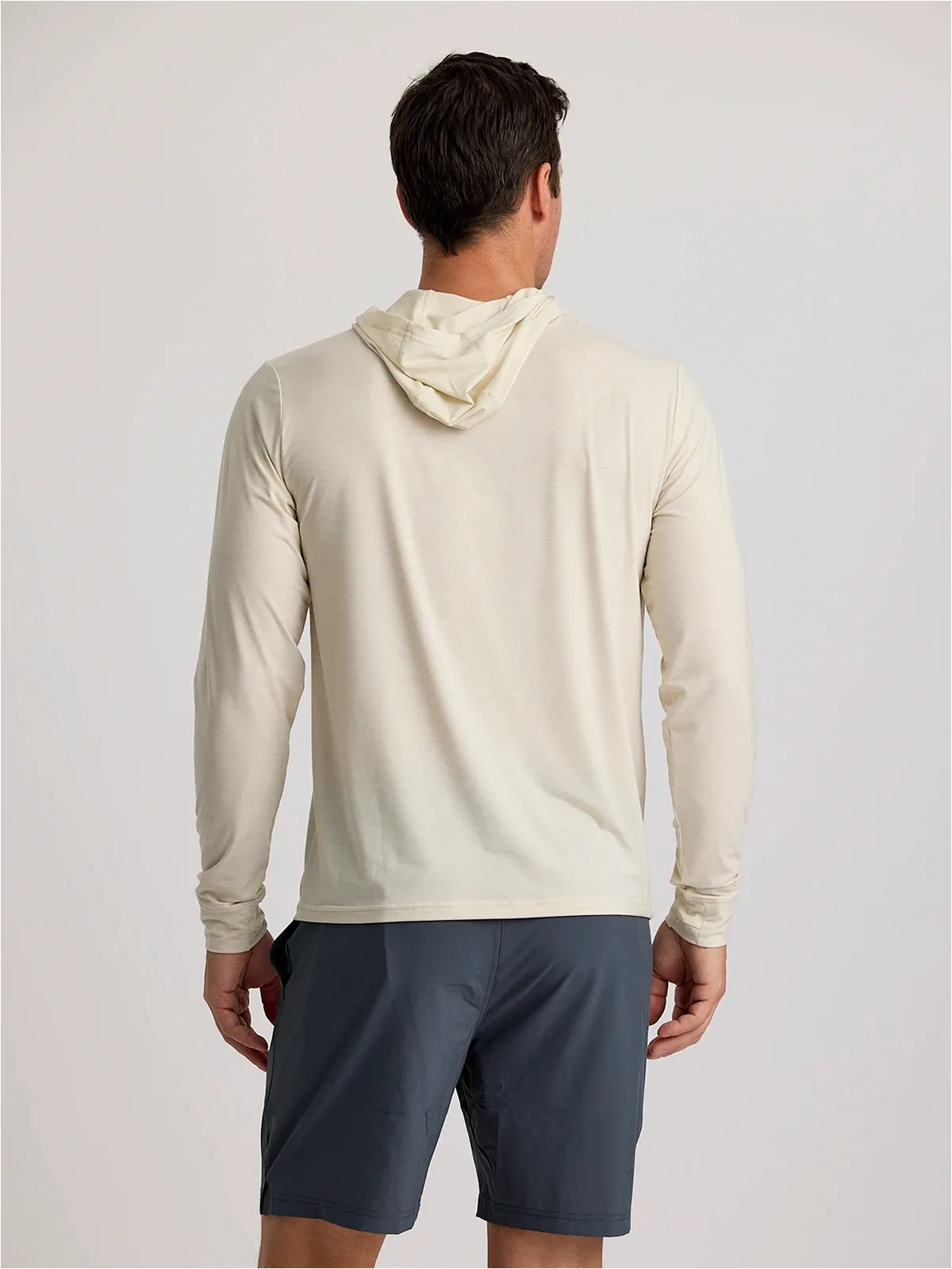 Men's Elevate Lightweight Hoodie - Heather Birch sold by Free Fly Apparel product image thumbnail 3