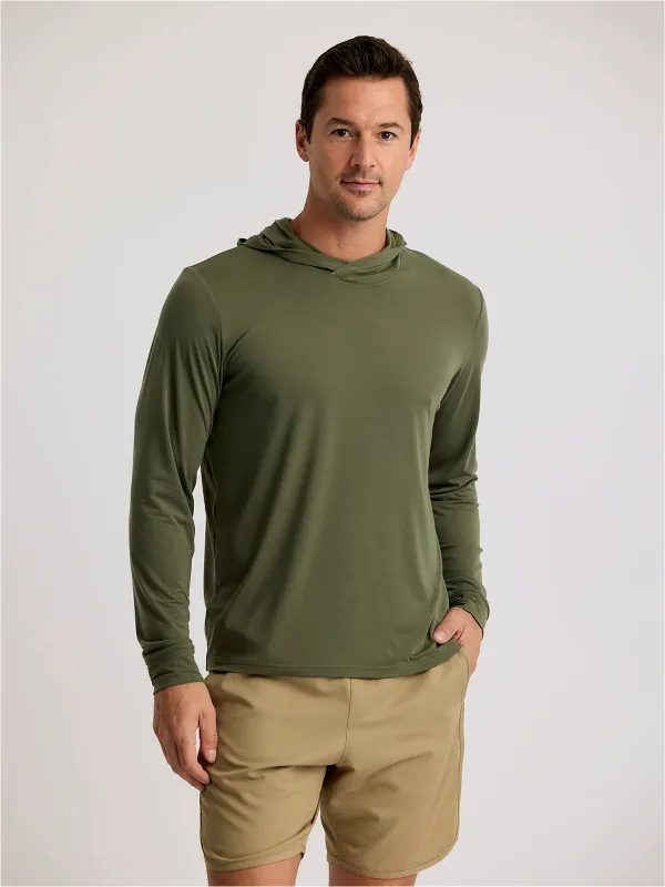 Men's Elevate Lightweight Hoodie - Fatigue sold by Free Fly Apparel