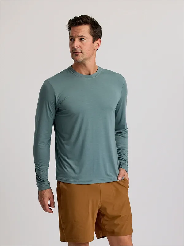 Men's Elevate Lightweight Long Sleeve - Stormy Sea sold by Free Fly Apparel