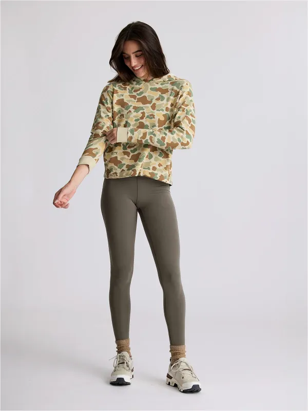 Women's Highmile Legging - Smokey Olive made by Free Fly Apparel