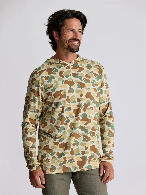 Men's Bamboo Shade Hoodie - Vintage Camo sold by Free Fly Apparel