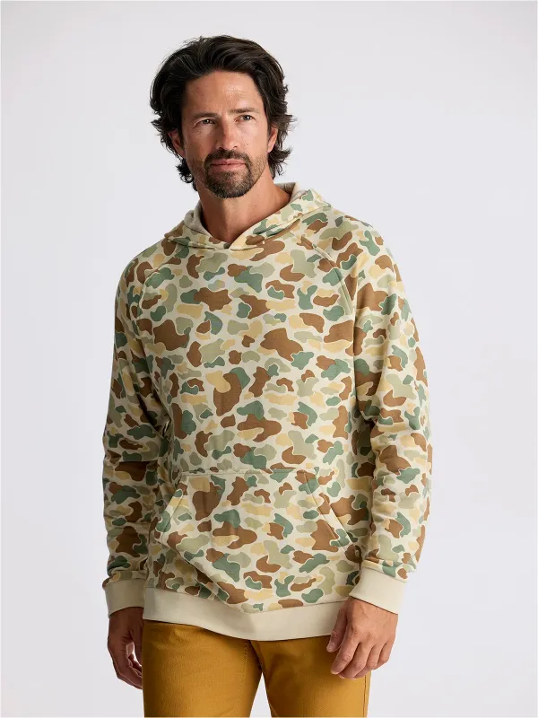 Men's Bamboo Lightweight Fleece Hoodie - Vintage Camo sold by Free Fly Apparel