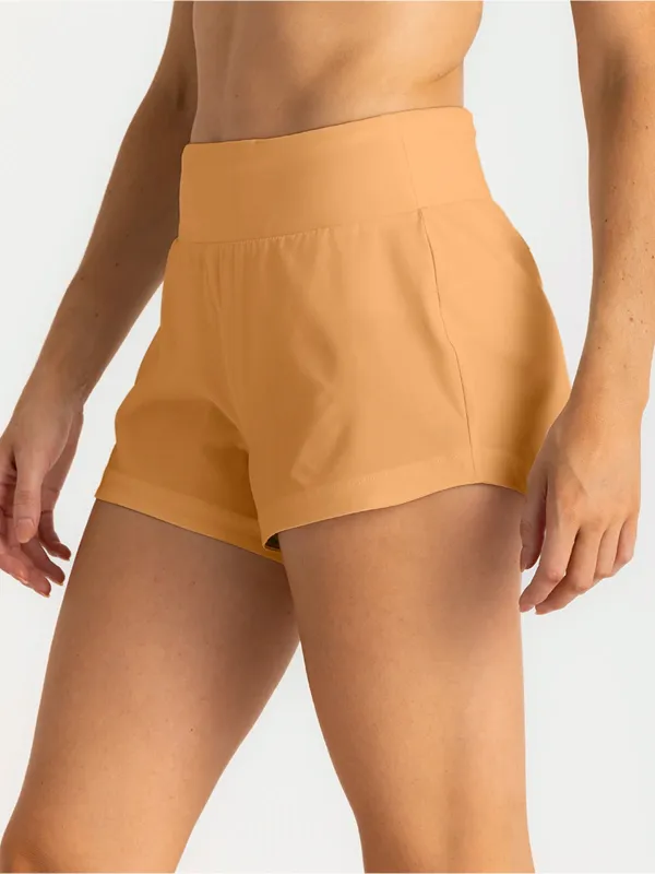 Women's Bamboo-Lined Active Breeze Short – 3" - Sand Dune sold by Free Fly Apparel