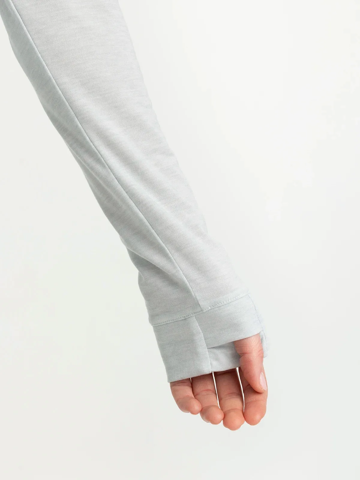Women's Elevate Long Sleeve - Heather Tide Pool sold by Free Fly Apparel product image thumbnail 4