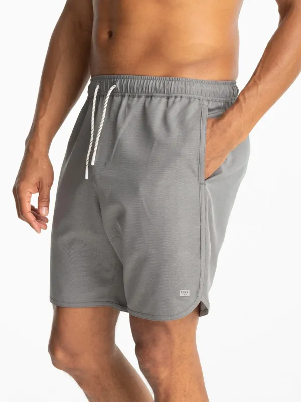 Men's Reverb Short – 7" - Smoke made by Free Fly Apparel