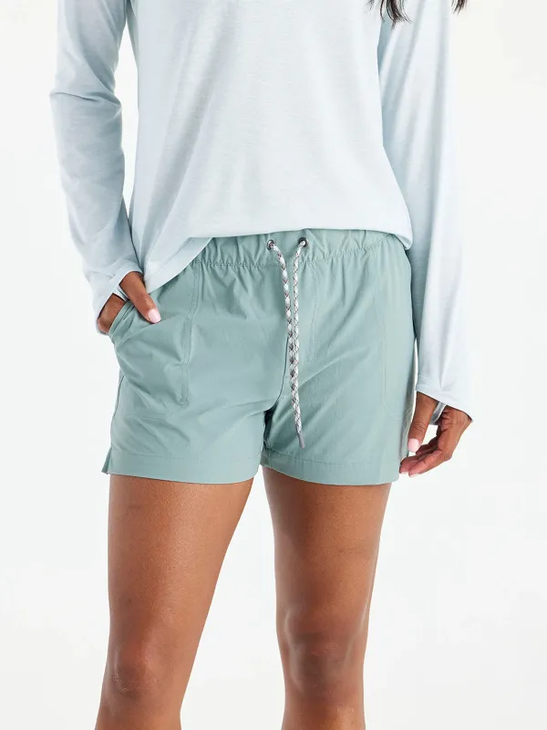 Women's Latitude Short - Sabal Green sold by Free Fly Apparel