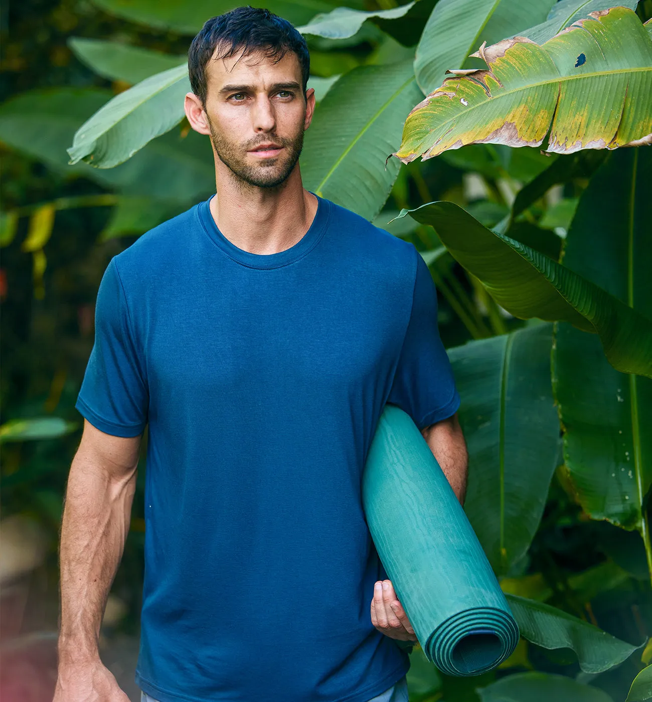 Men's Bamboo Motion Tee - Slate Blue sold by Free Fly Apparel product image thumbnail 2