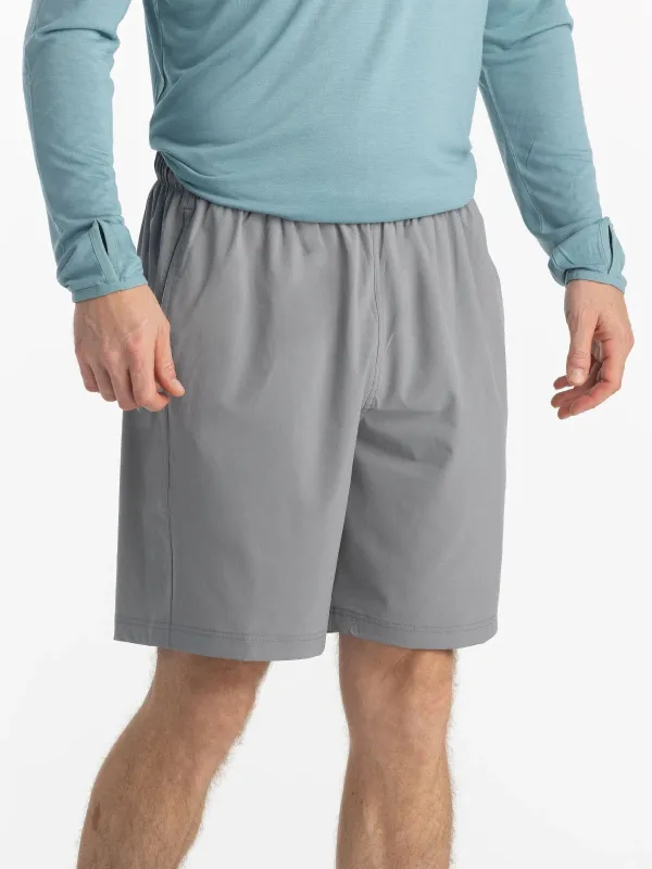 Men's Breeze Short – 8" - Slate sold by Free Fly Apparel