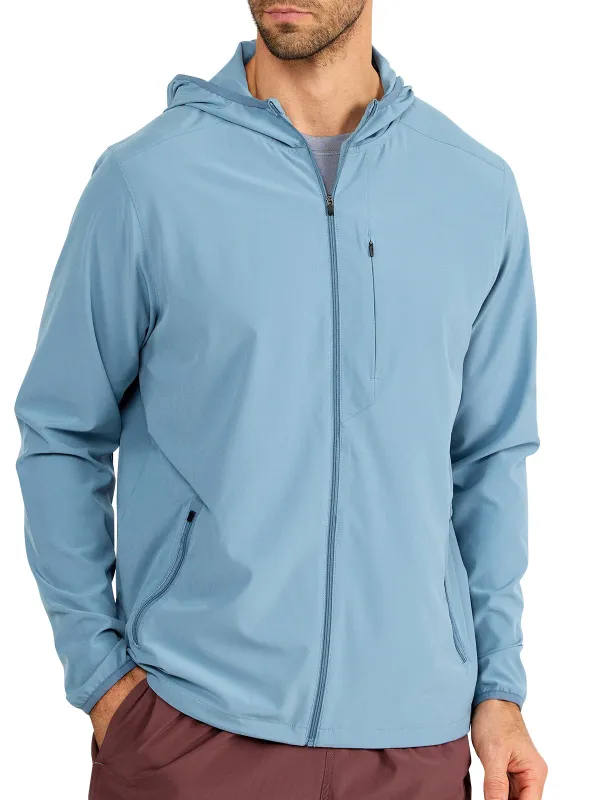 Men's Breeze Jacket - Blue Fog made by Free Fly Apparel