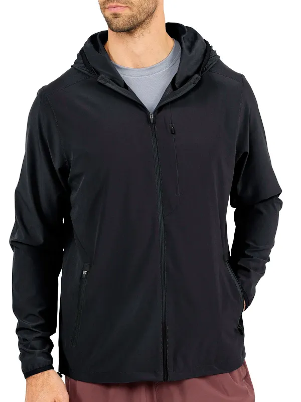 Men's Breeze Jacket - Black made by Free Fly Apparel