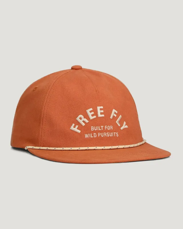 Gear & Goods Flat Brim Hat - Rust sold by Free Fly Apparel