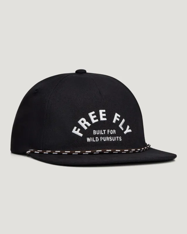 Gear & Goods Flat Brim Hat - Black sold by Free Fly Apparel
