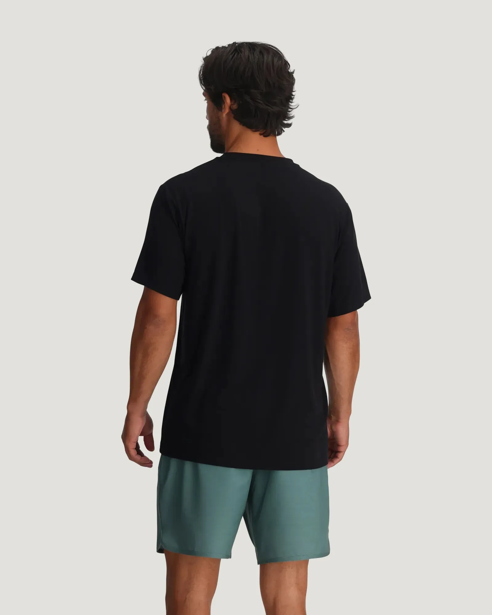 Men's Bamboo Flex Pocket Tee - Black sold by Free Fly Apparel product image thumbnail 3
