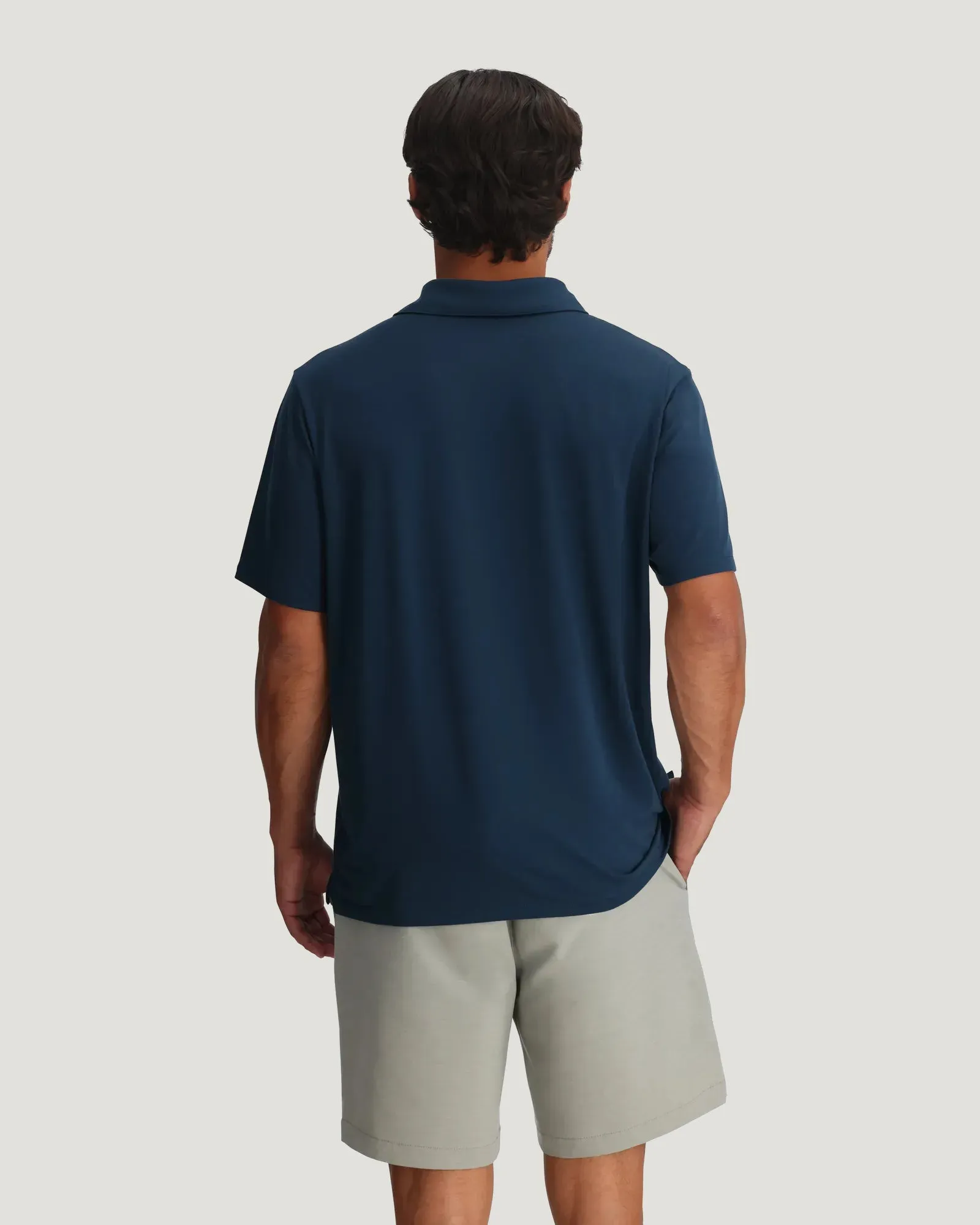 Men's Elevate Polo - True Navy sold by Free Fly Apparel product image thumbnail 3