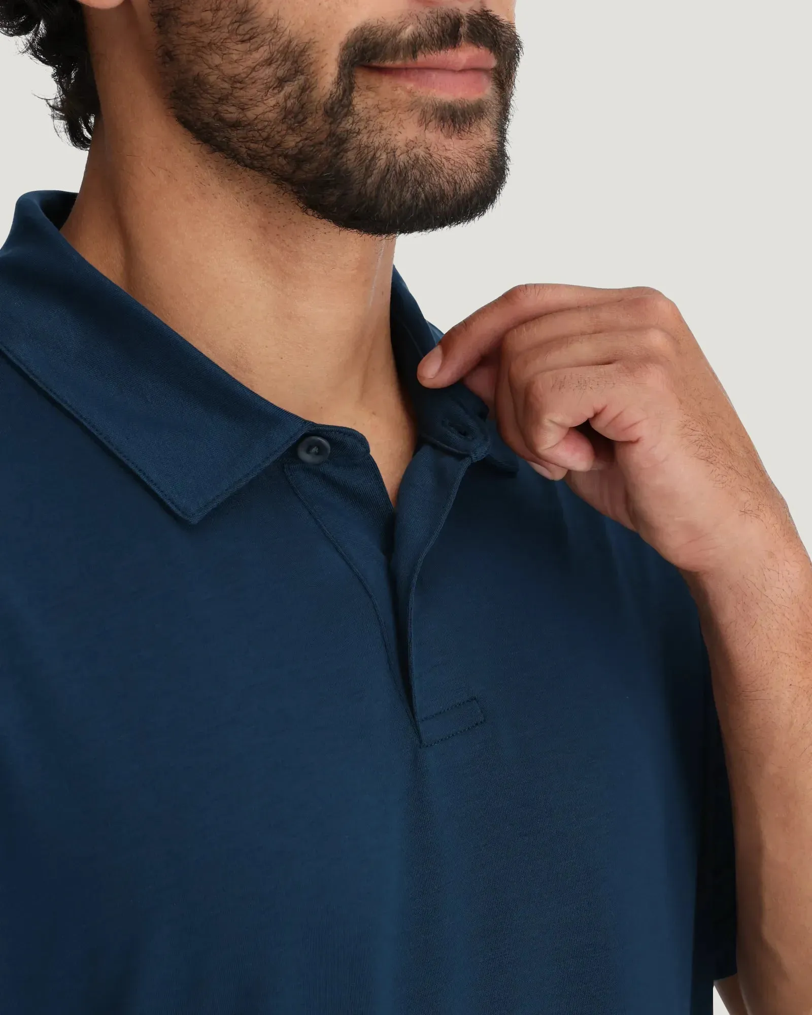 Men's Elevate Polo - True Navy sold by Free Fly Apparel product image thumbnail 5