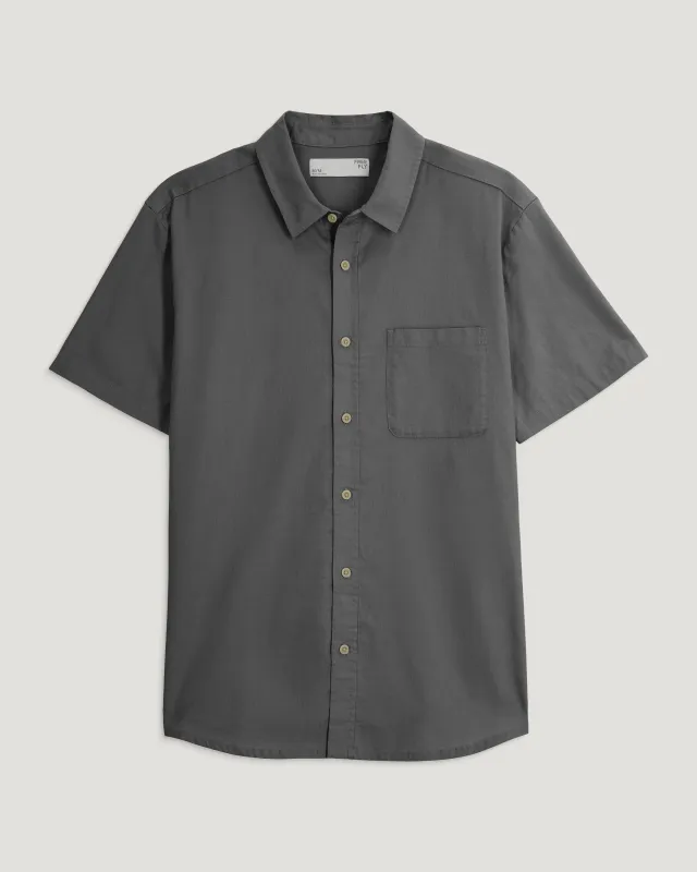 Men's Harbor Short Sleeve Shirt - Anthracite sold by Free Fly Apparel