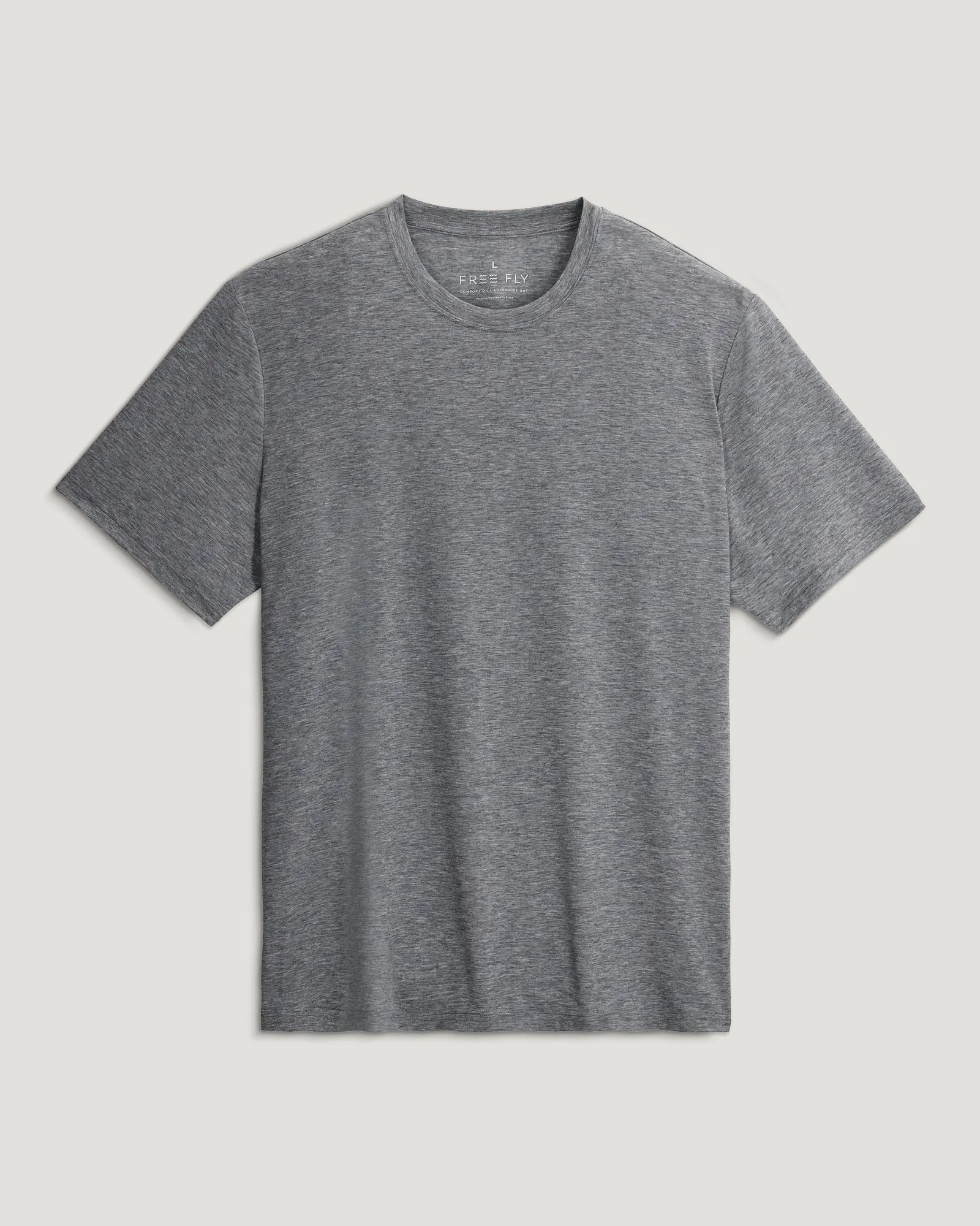 Men's Elevate Lightweight Tee - Heather Grey sold by Free Fly Apparel