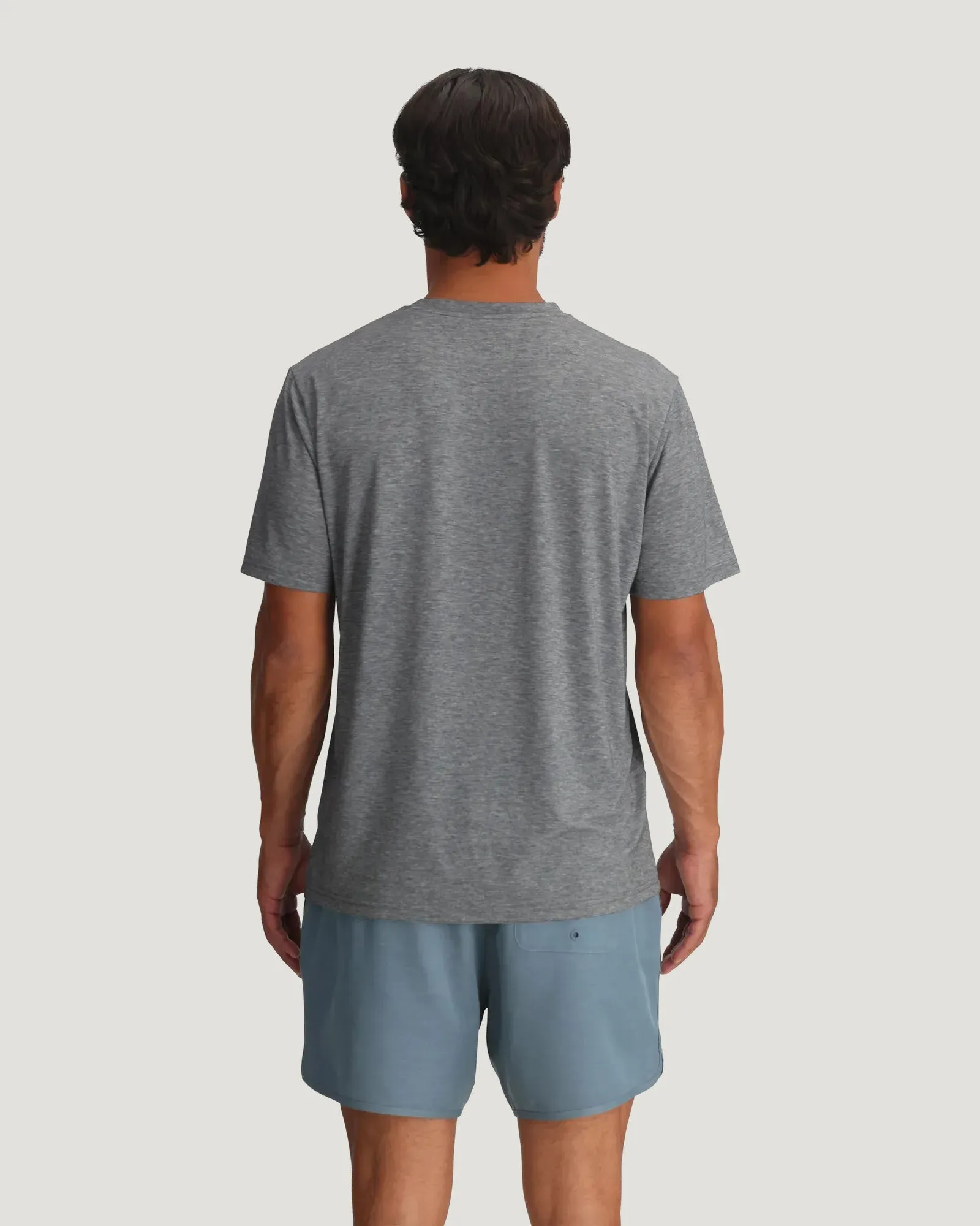 Men's Elevate Lightweight Tee - Heather Grey sold by Free Fly Apparel product image thumbnail 4