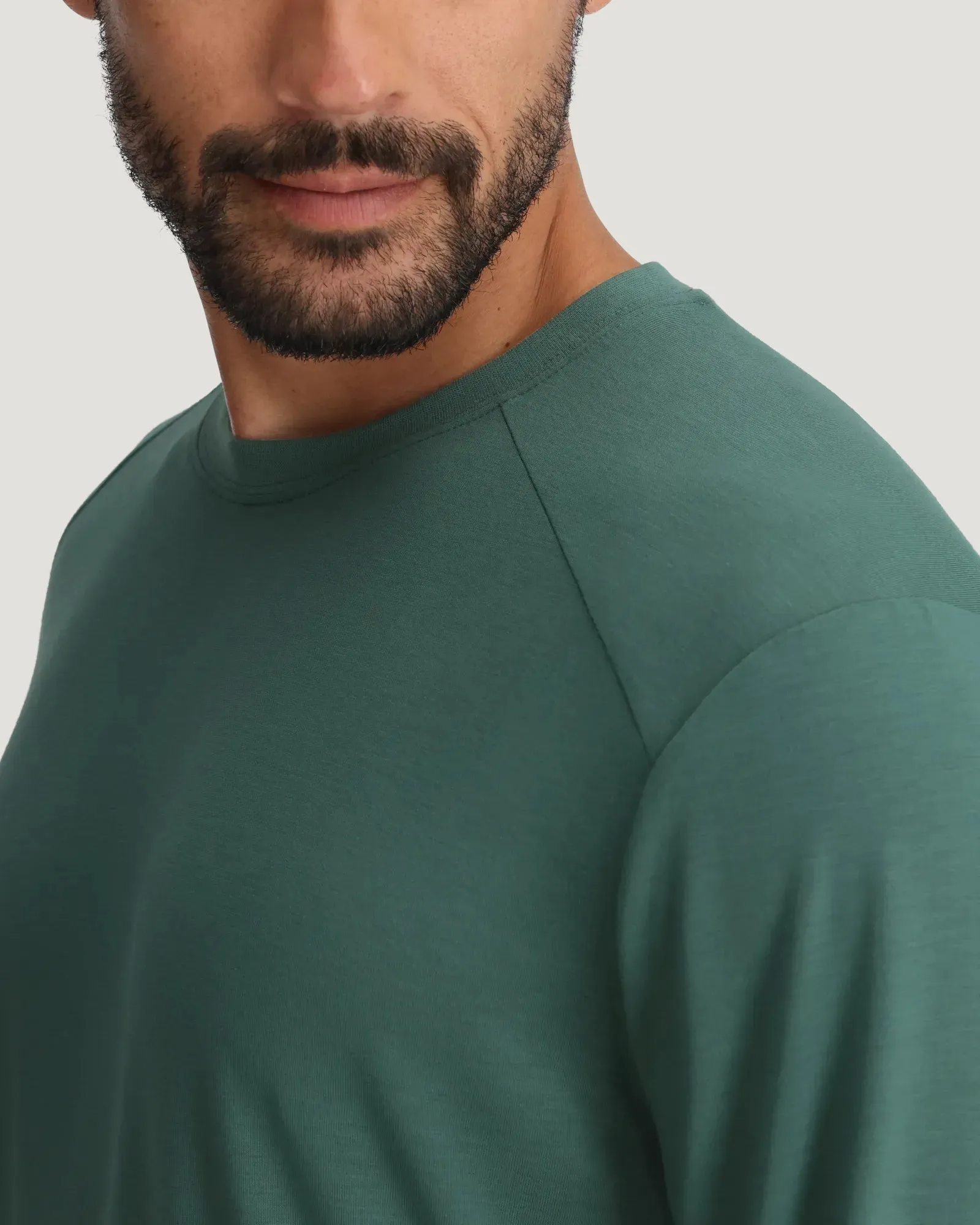 Men's Bamboo Lightweight Long Sleeve - Sea Pine sold by Free Fly Apparel product image thumbnail 4