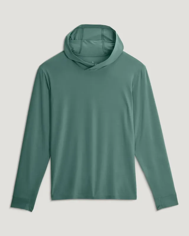 Men's Elevate Lightweight Hoodie - Sea Pine sold by Free Fly Apparel
