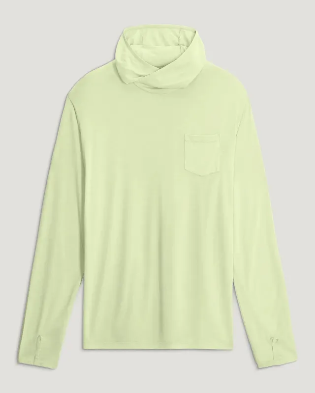Men's Bamboo Lightweight Hoodie - Lime sold by Free Fly Apparel