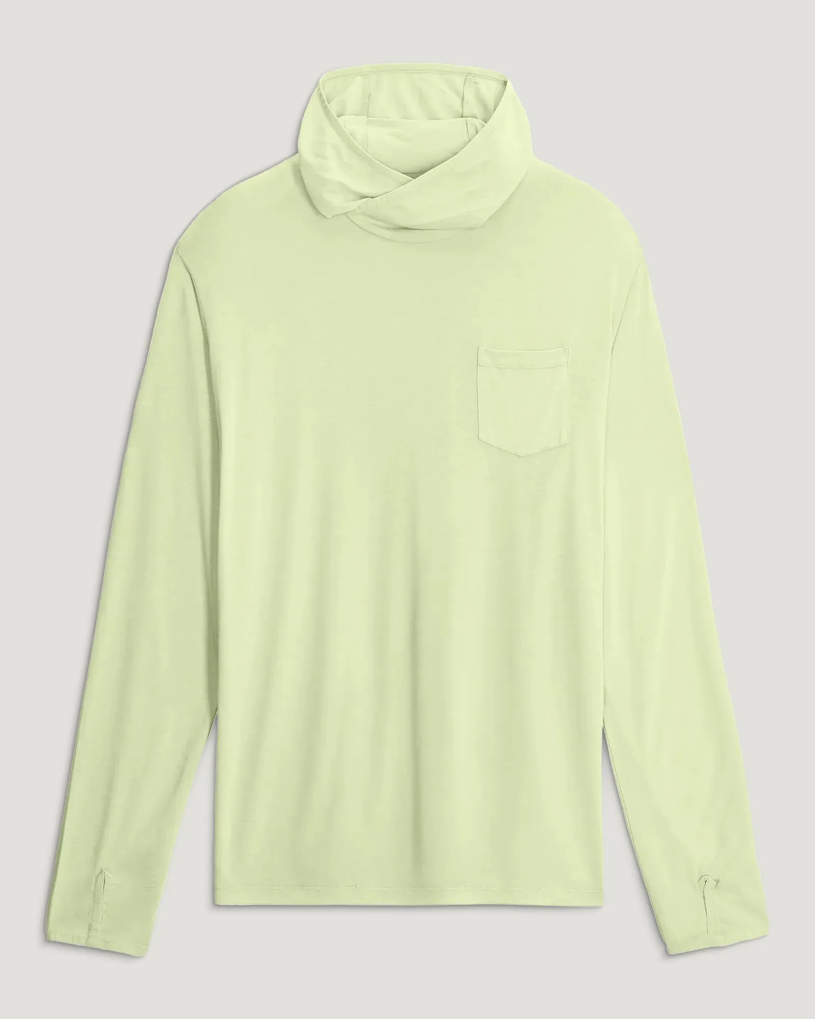Men's Bamboo Lightweight Hoodie - Lime sold by Free Fly Apparel