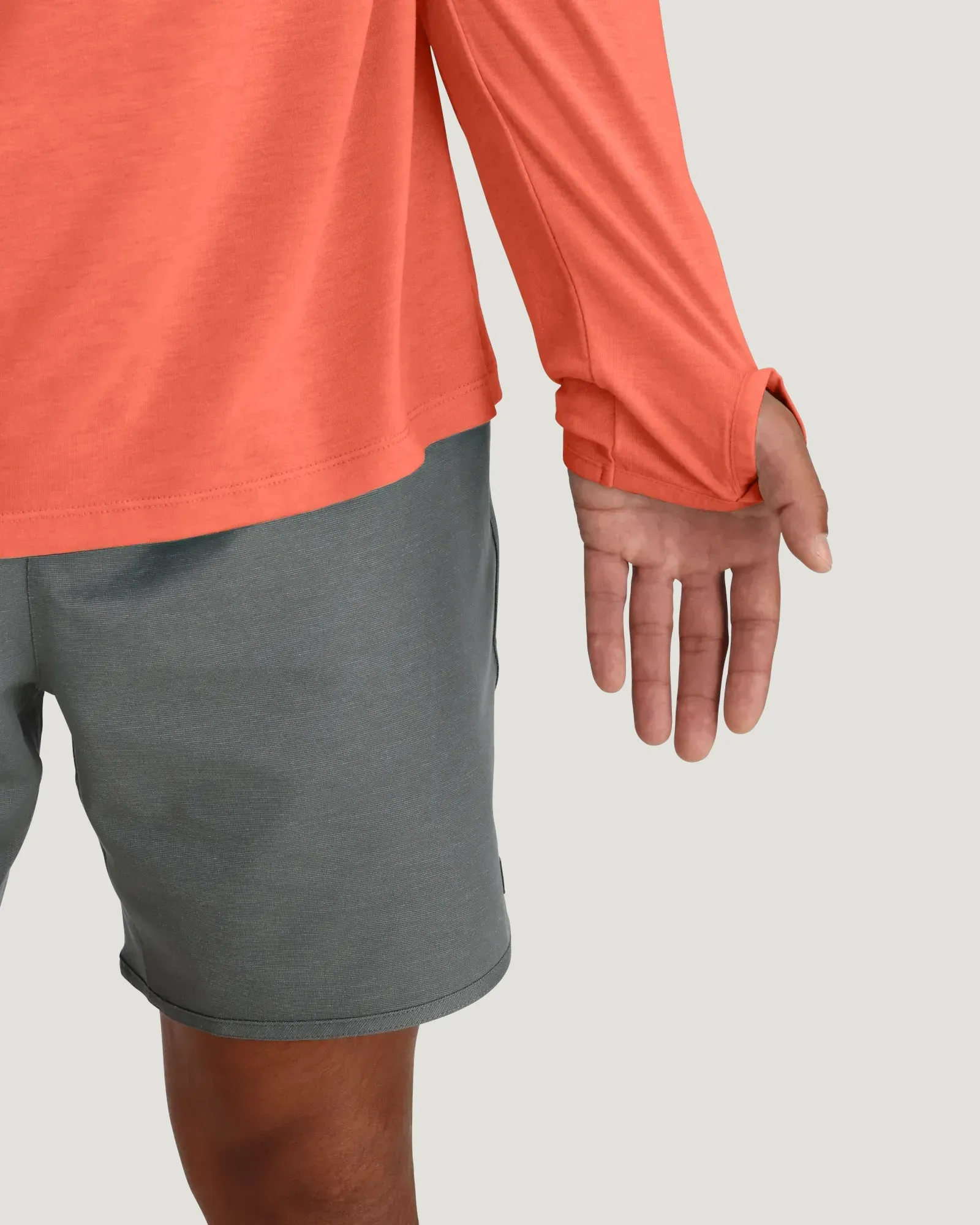 Men's Bamboo Lightweight Hoodie - Flamingo sold by Free Fly Apparel product image thumbnail 5