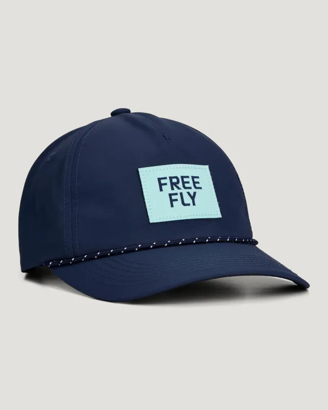 Standard Patch Performance Hat - True Navy sold by Free Fly Apparel