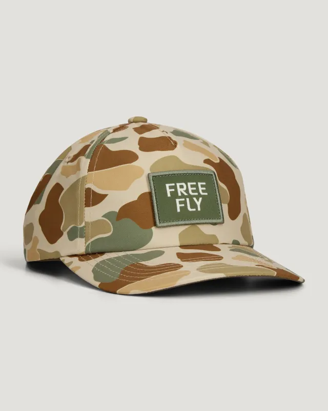 Standard Patch Camo Performance Hat - Vintage Camo sold by Free Fly Apparel