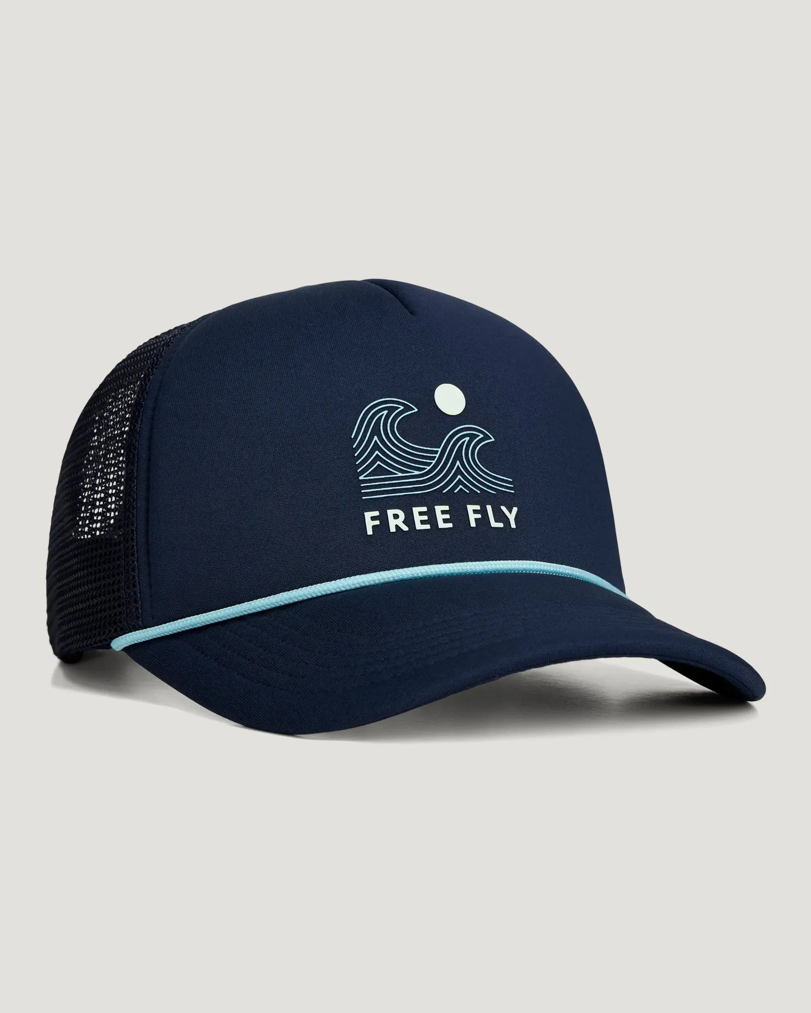Point Break Foam Trucker Hat - Navy sold by Free Fly Apparel