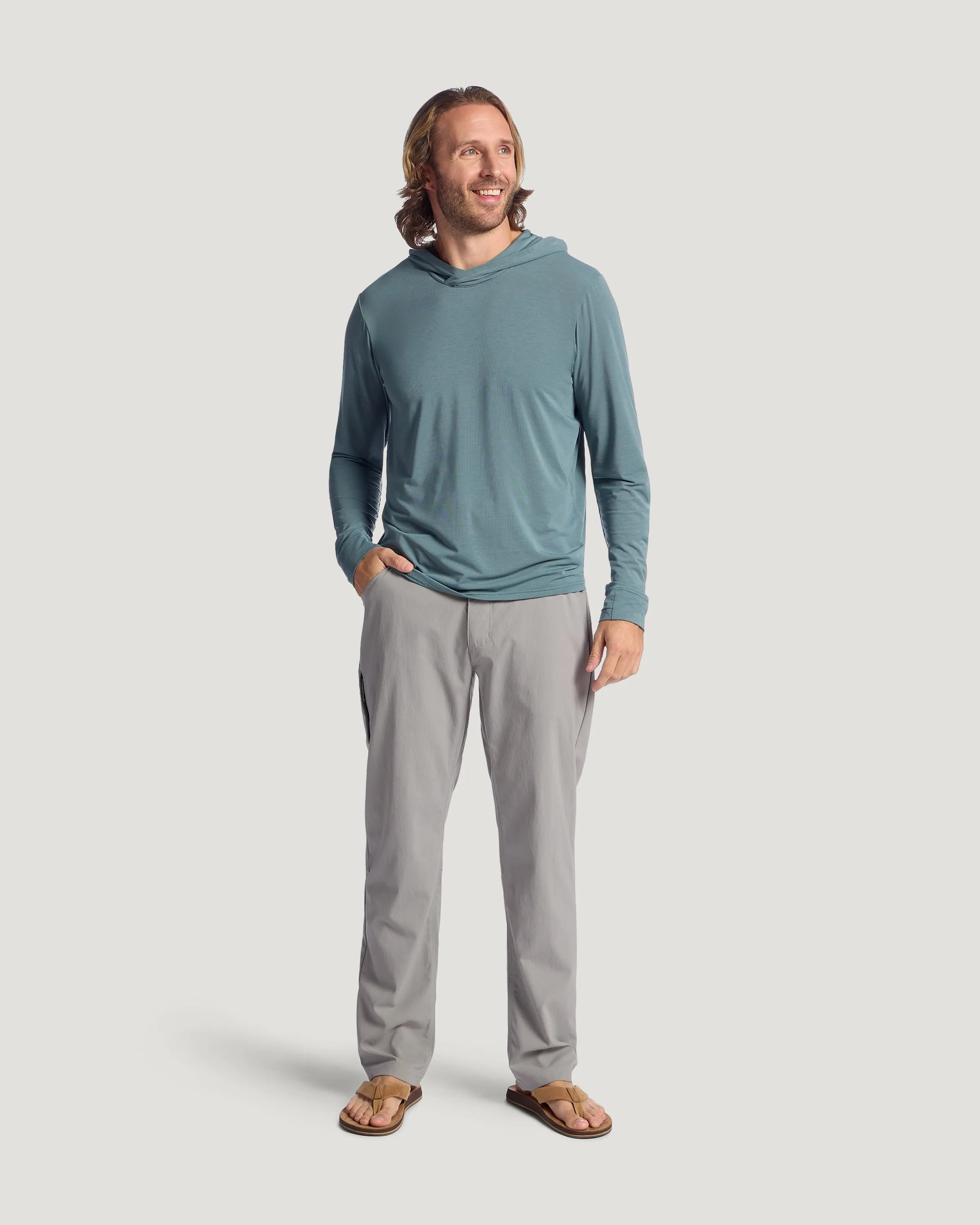 Men's Topogrid Pant - Cement sold by Free Fly Apparel product image thumbnail 2