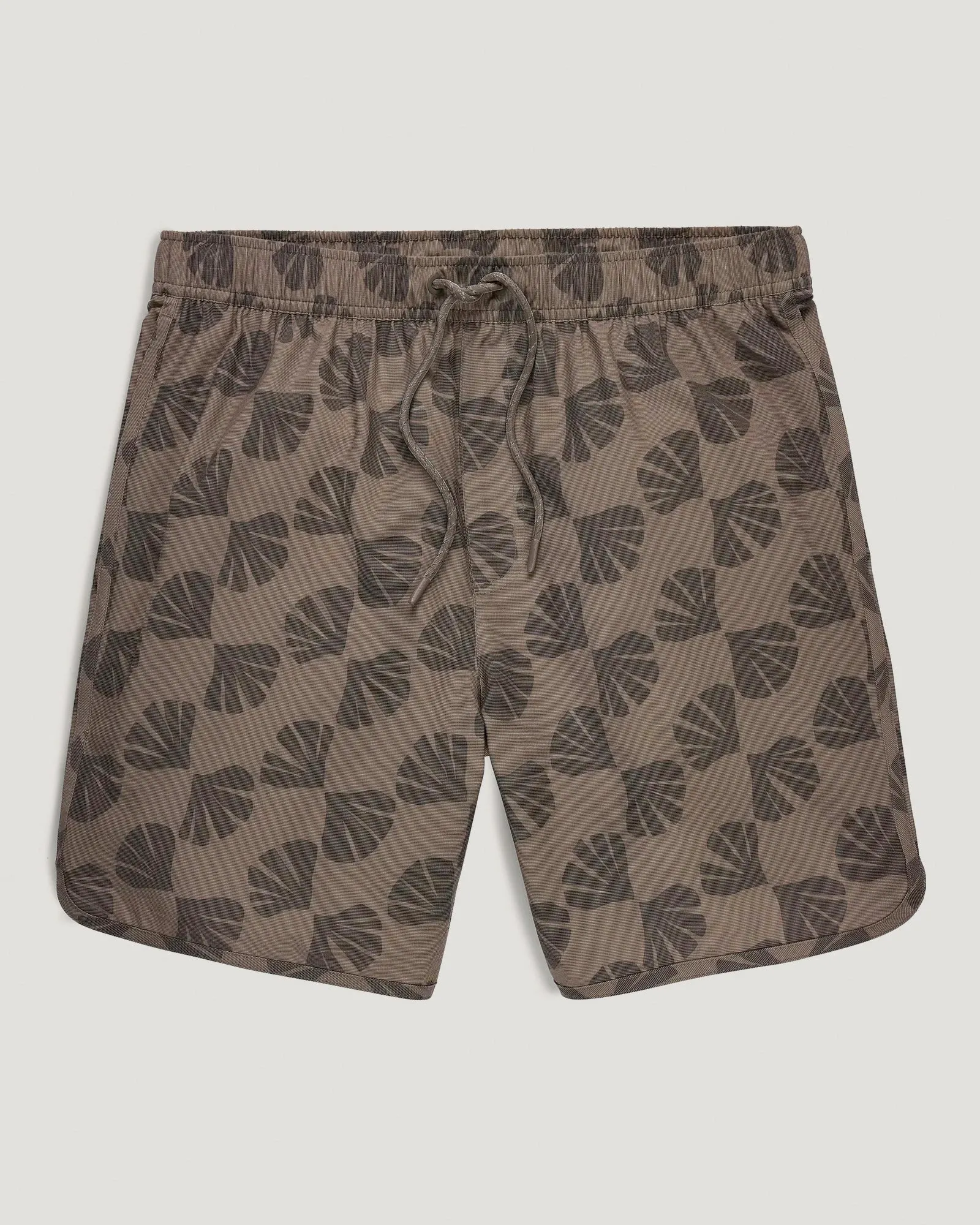 Men's Reverb Short – 7" - Sea Scallop Print Fossil sold by Free Fly Apparel