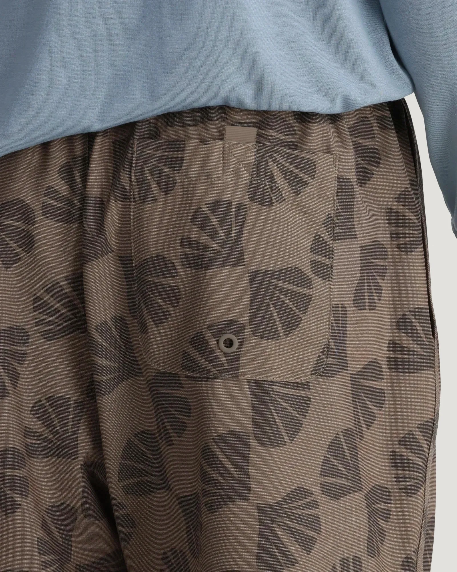 Men's Reverb Short – 7" - Sea Scallop Print Fossil sold by Free Fly Apparel product image thumbnail 4