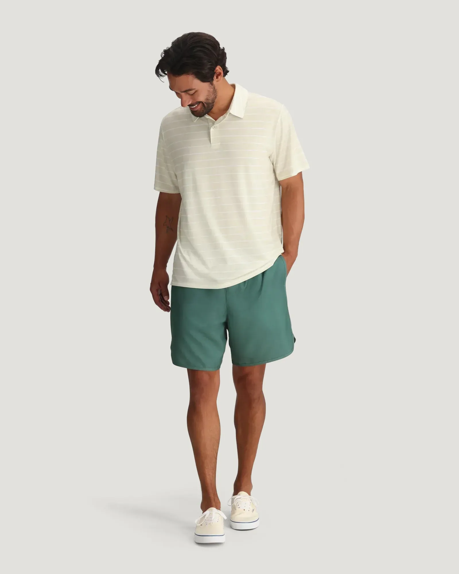 Men's Reverb Short – 7" - Sea Pine sold by Free Fly Apparel product image thumbnail 4