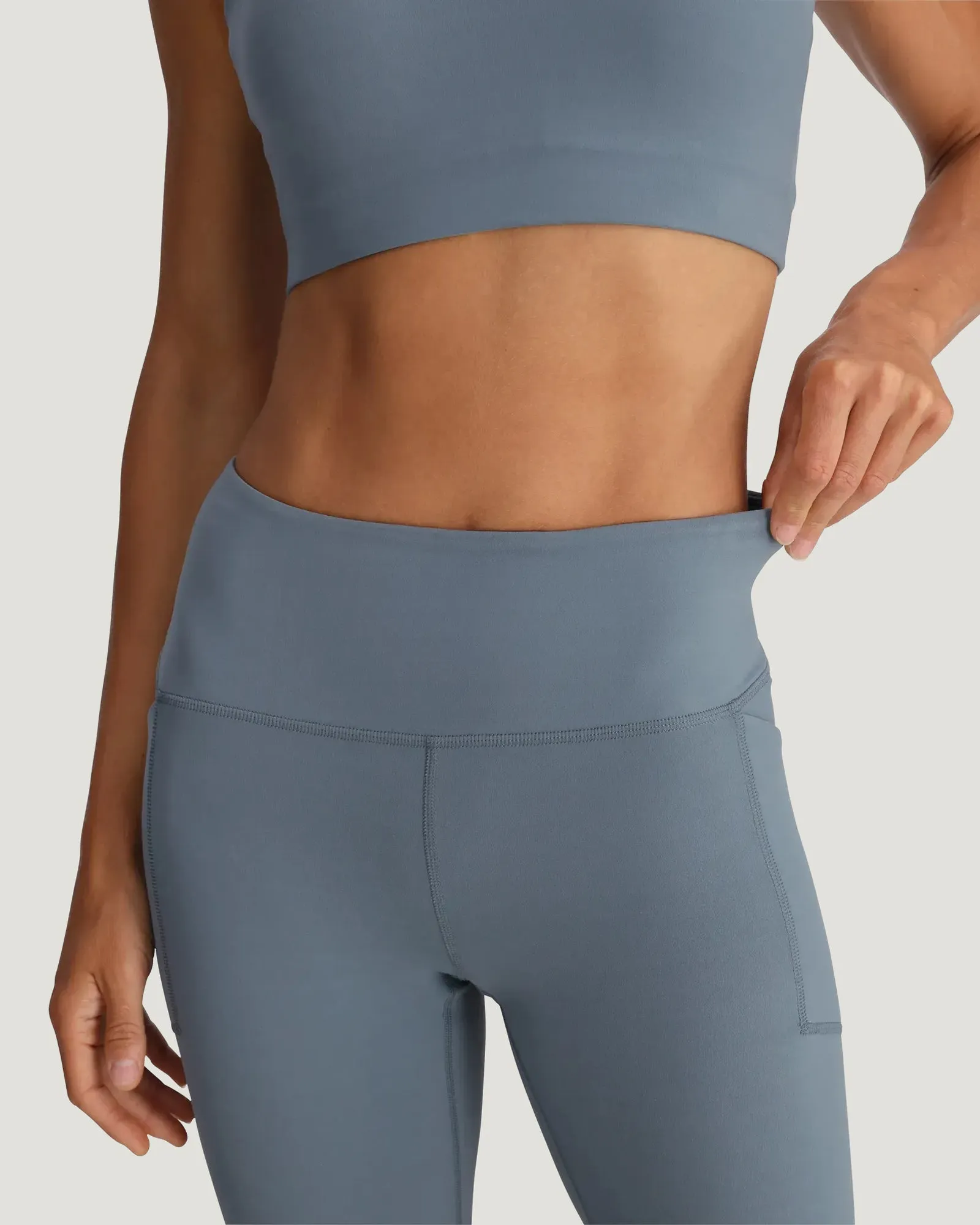 Women's All Day Pocket Legging - Stormy Sea sold by Free Fly Apparel product image thumbnail 4