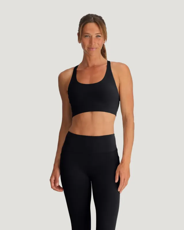 Women's All Day Bra - Black made by Free Fly Apparel