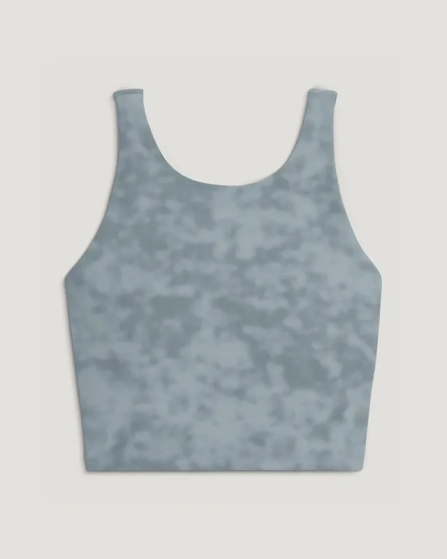 Women's All Day Tank - Surf Washed Print Ocean Mist made by Free Fly Apparel