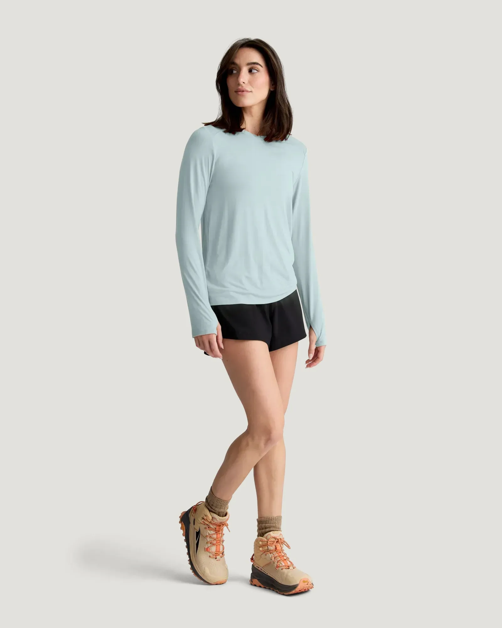 Women's Bamboo Shade Long Sleeve II - Tropic Sea sold by Free Fly Apparel product image thumbnail 4